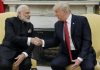 What are the discussions held between PM Narendra Modi and US President Donald Trump